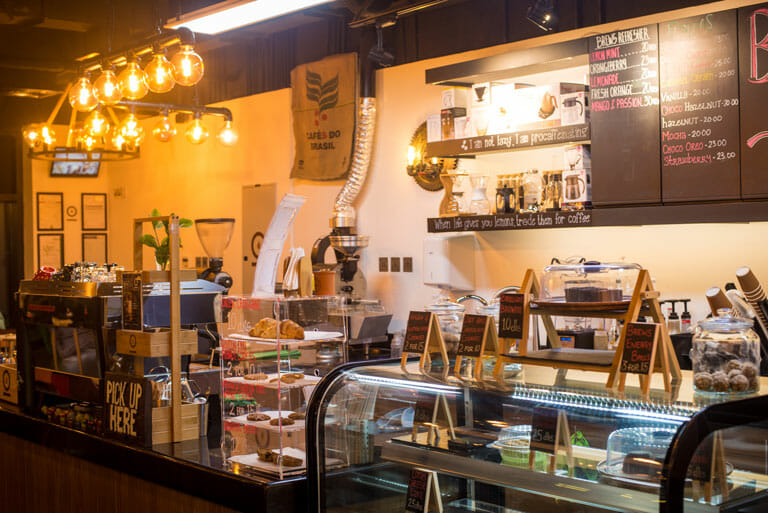 Cafe counter